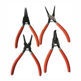 Hand Tools: 4 Pcs 7inch Circlip Plier Snap Ring Pliers Heavy Duty External Internal With Pouch
