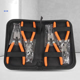 Hand Tools: 4 Pcs 7inch Circlip Plier Snap Ring Pliers Heavy Duty External Internal With Pouch