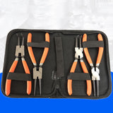 Hand Tools: 4 Pcs 7inch Circlip Plier Snap Ring Pliers Heavy Duty External Internal With Pouch