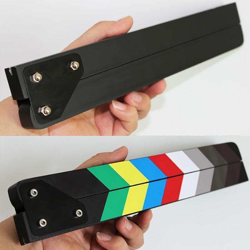 Arts & Crafts: Acrylic Clapboard Dry Erase Director Film Movie Action Clapper Clap Board Slate