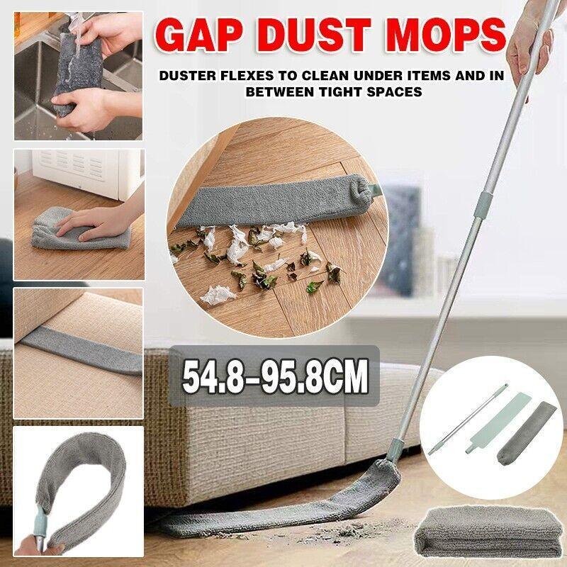 Commercial Cleaning Equipment: Retractable Gap Dust Cleaner Long Handle Flexible Gap Dust Mops For Sofa Bed