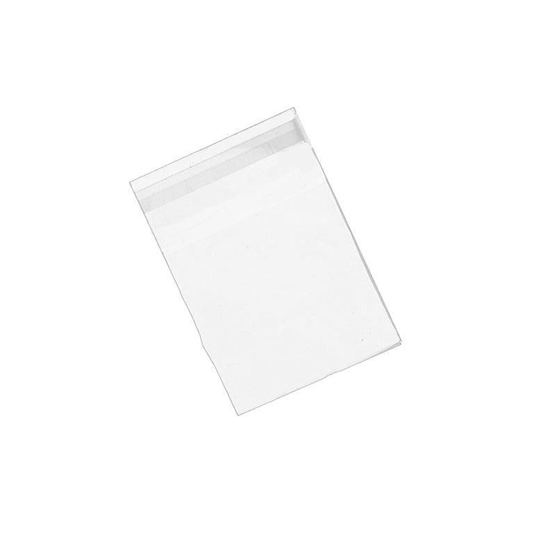 100X Translucent Plastic Candy Packaging Bags Self Adhesive Cookie Biscuit Bags - 10*15