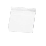 100X Translucent Plastic Candy Packaging Bags Self Adhesive Cookie Biscuit Bags - 14*14