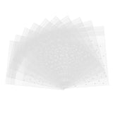 100X Translucent Plastic Candy Packaging Bags Self Adhesive Cookie Biscuit Bags - 8*10