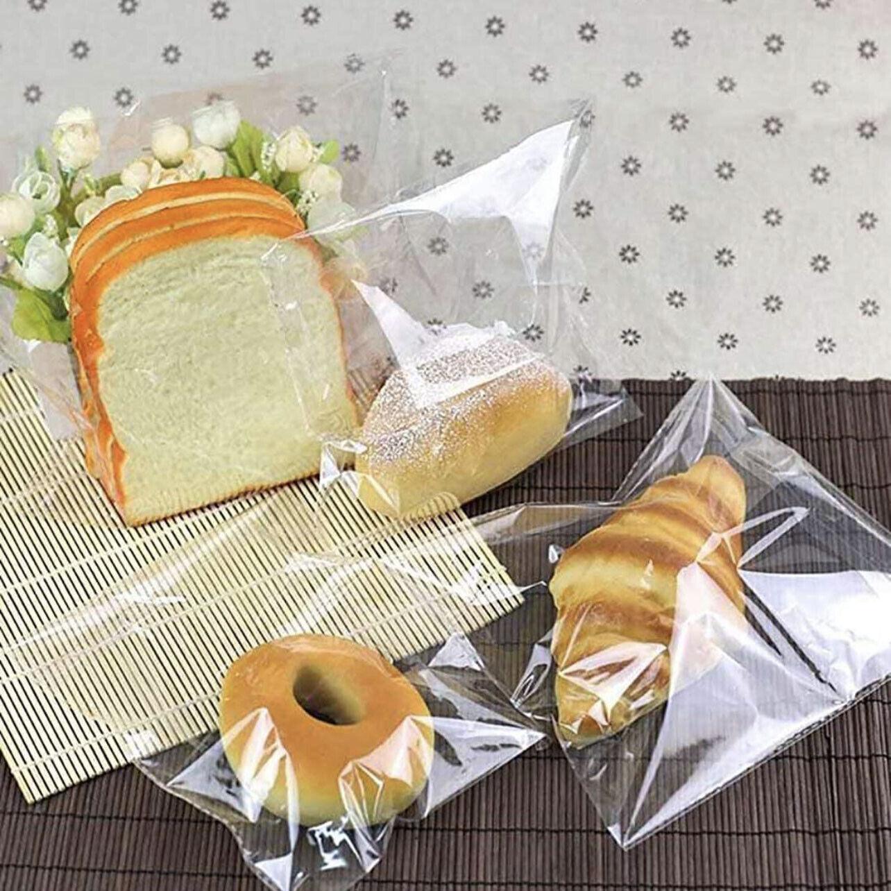 Wedding Favours: 100X Translucent Plastic Candy Packaging Bags Self Adhesive Cookie Biscuit Bags - 8*10
