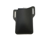 Phone Cases & Screen Protectors: Leather Phone Holster Pouch Belt Clip Loop Waist Bag Cover Case for Men - Black