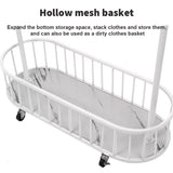 Clothing & Wardrobe Storage: Clothes Hanger Stand Model Floor Standing Room Rack Movable Coat Rack Organizer