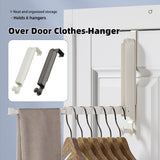 Bathroom Cabinets, Cupboards & Storage: Folding Behind the Door Hook Hanger Clothes Hat Hanger Wall Mounted Organizer - Grey