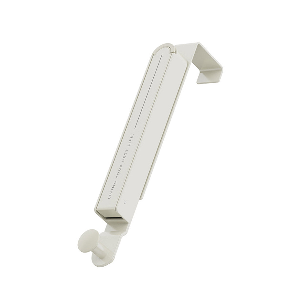 Bathroom Cabinets, Cupboards & Storage: Folding Behind the Door Hook Hanger Clothes Hat Hanger Wall Mounted Organizer - Grey