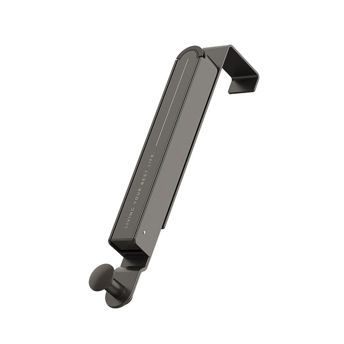 Bathroom Cabinets, Cupboards & Storage: Folding Behind the Door Hook Hanger Clothes Hat Hanger Wall Mounted Organizer - Grey