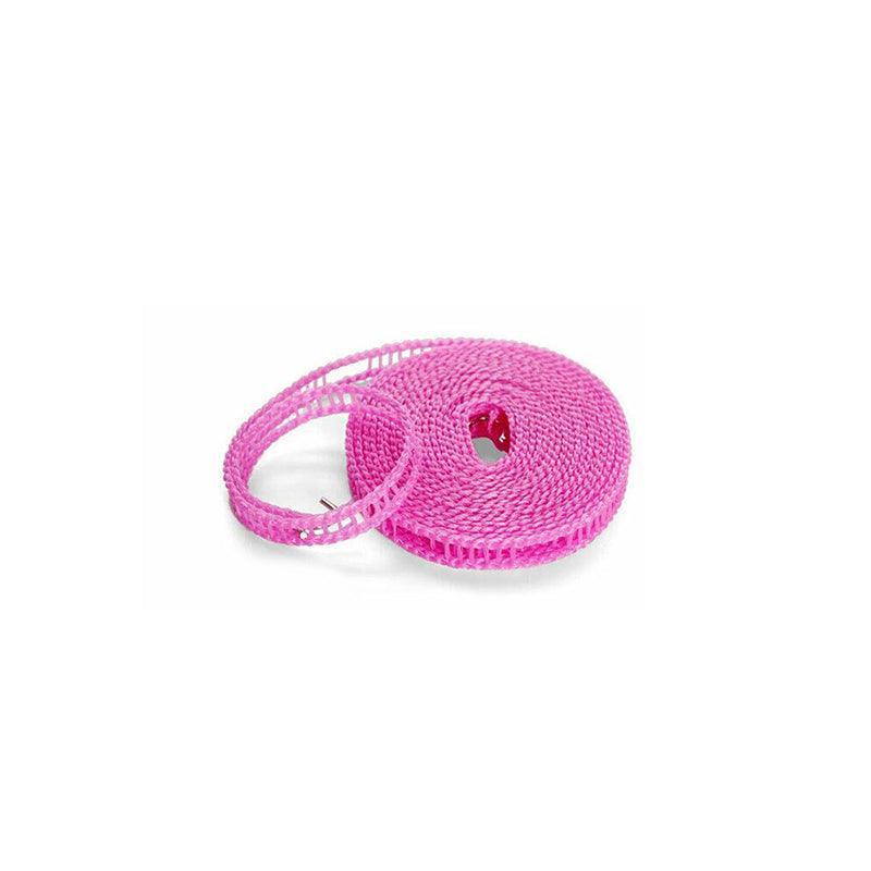 Food Dehydrators: Portable 5M Travel Clothes Line Washing Rope Non Slip Airer Laundry Clothesline - Blue