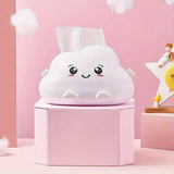Toilet Paper Holders: Cute Cartoon Clouds Plastic Tissue Box Desktop Drawer Organizer Storage Box