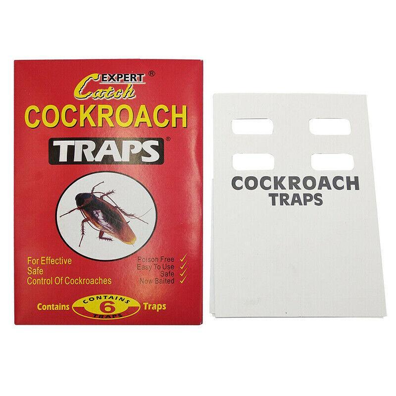 Outdoor Lights: 18Pcs /3 Pack Cockroach Bait Sticky Glue Cockroaches Insect Bug Pest Au