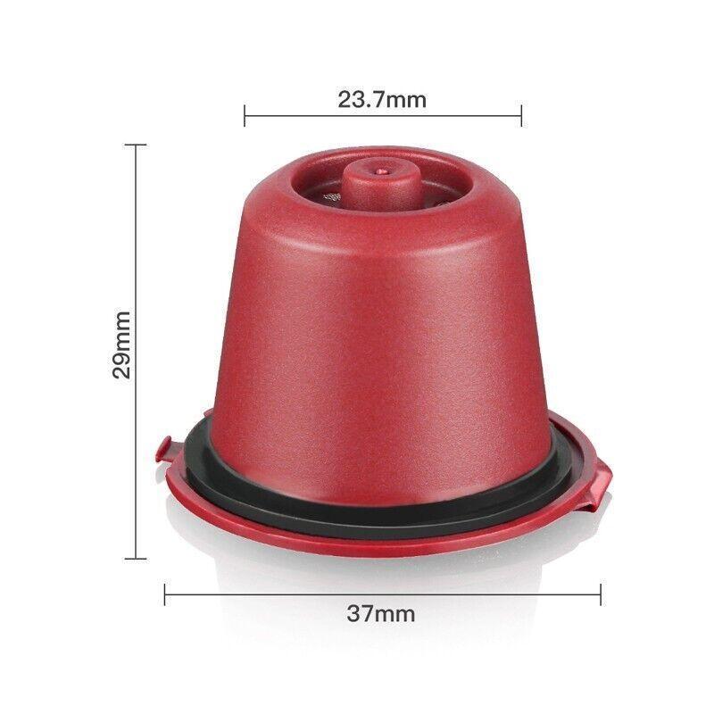 Drinkware: 6Pcs For Nespresso Maker Machine Reusable Filter Coffee Capsule Pods