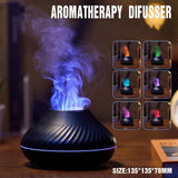 Aroma Diffusers: Flame Essential Oil Diffuser,Air Diffuser,Ultrasonic Aromatherapy Air Humidifier