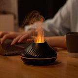 Aroma Diffusers: Flame Essential Oil Diffuser,Air Diffuser,Ultrasonic Aromatherapy Air Humidifier