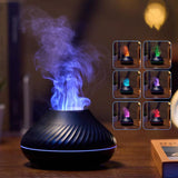 Aroma Diffusers: Flame Essential Oil Diffuser,Air Diffuser,Ultrasonic Aromatherapy Air Humidifier