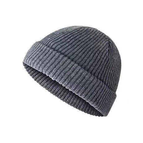 Women's Sleepwear: Men Women Mini Fisherman Beanie Winter Spring Hat Soft Knitted Docker Skull Cap - Khaki