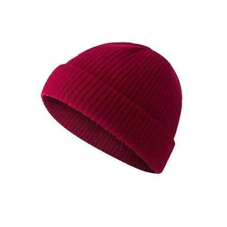 Women's Sleepwear: Men Women Mini Fisherman Beanie Winter Spring Hat Soft Knitted Docker Skull Cap - Khaki