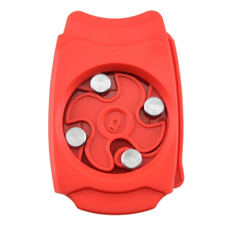 Kitchen Utensils: Topless Can Opener Manual Kitchen Tool for Beer Soda and Tin Bottles - Red