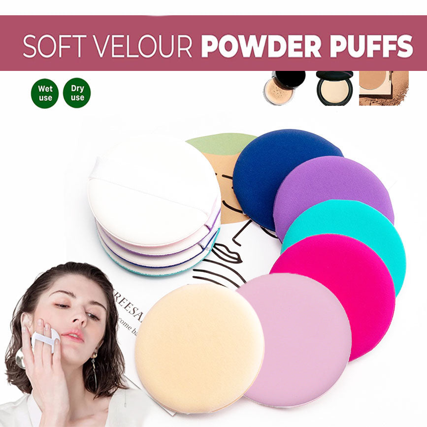Makeup Organisation & Storage: Air Cushion Puff Powder Foundation Makeup Cosmetic Sponge BB CC Cream Face - Rose Red