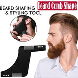 Wellness Accessories: Beard Shaping Styling Template Comb Tool for Trimming Jawline Mustache Sideburns