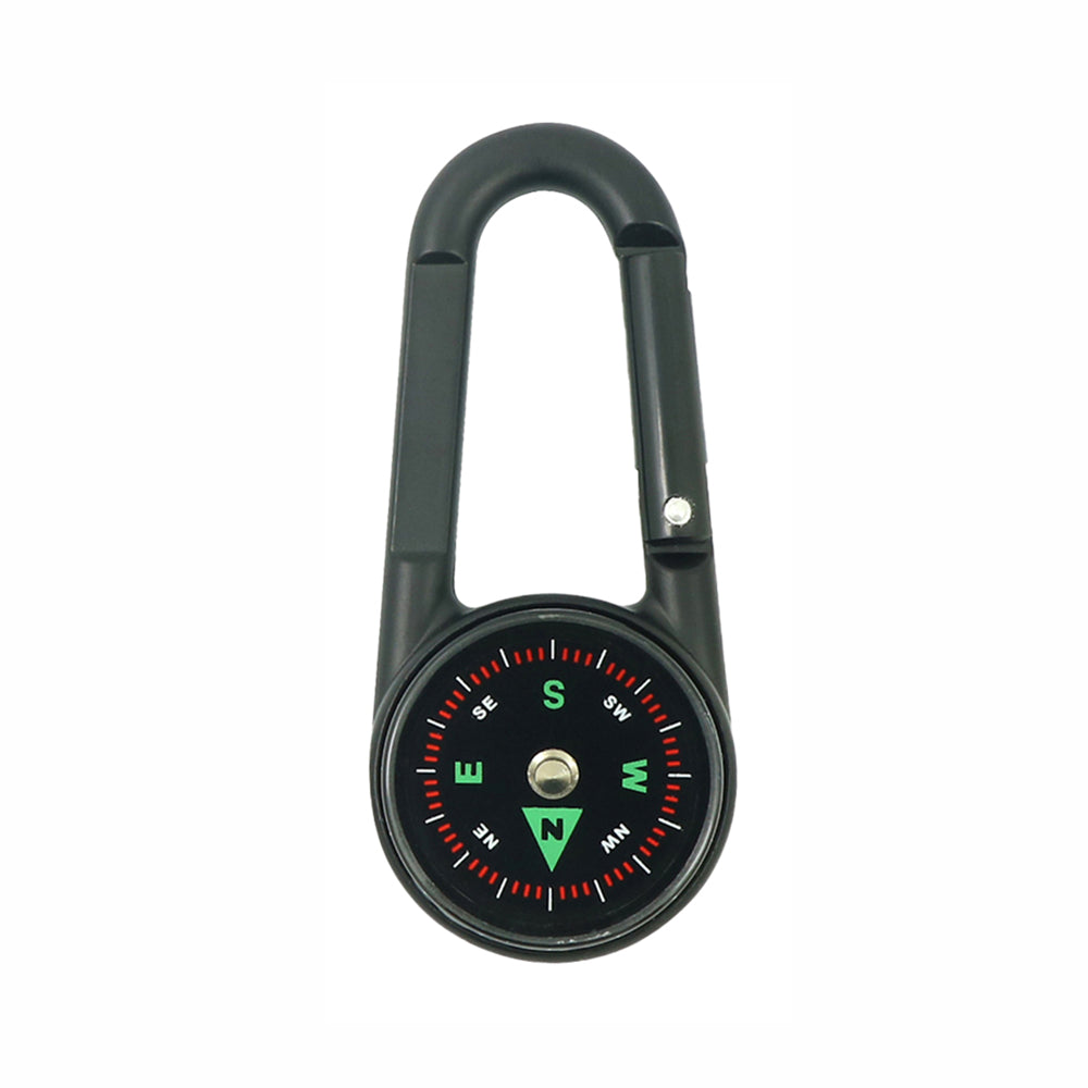 Camping Appliances: Compass Double Sided Portable Hiking Climbing Guide with Buckle Outdoor