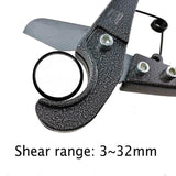 Cutters: PVC Pipe Cutter for Plastic Rubber Hose and Tube 3 to 32mm