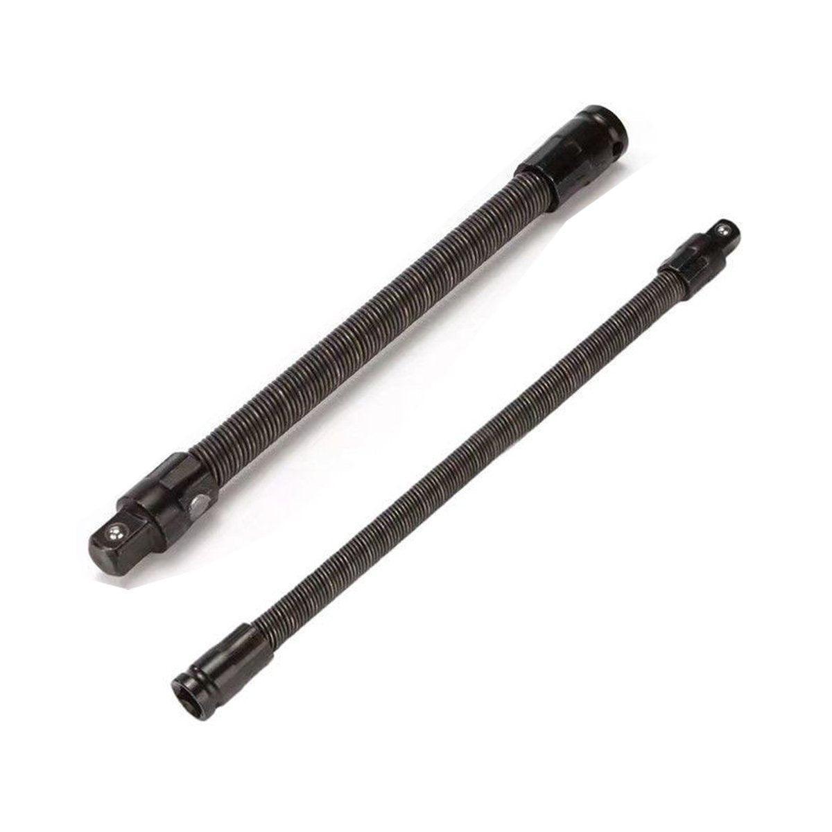Hand Tools: 4pcs Electric Wrench Flexible Shaft Coupling Rod Spring Sleeve Universal Tool - 35cm