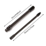 Hand Tools: 4pcs Electric Wrench Flexible Shaft Coupling Rod Spring Sleeve Universal Tool - 35cm