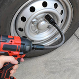 Hand Tools: 4pcs Electric Wrench Flexible Shaft Coupling Rod Spring Sleeve Universal Tool - 35cm