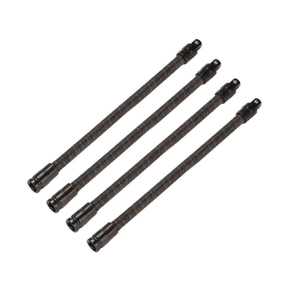 Hand Tools: 4pcs Electric Wrench Flexible Shaft Coupling Rod Spring Sleeve Universal Tool - 35cm