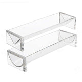 1PC Transparent Rectangular Biscuit Display Rack Food Dessert Wedding Cake Stand