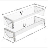 1PC Transparent Rectangular Biscuit Display Rack Food Dessert Wedding Cake Stand