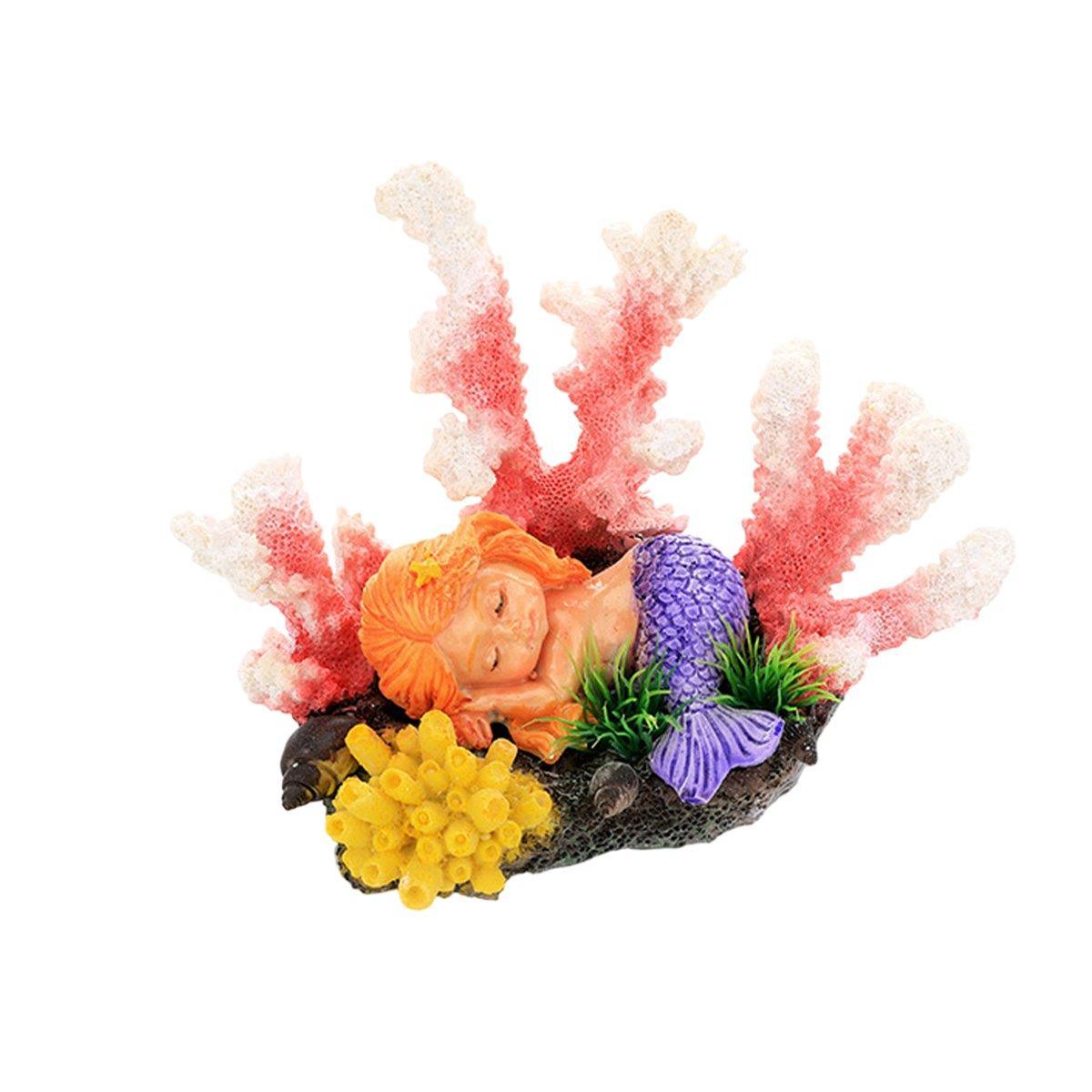 Aquarium Decor: Aquarium Resin Coral Decorations for Fish Tank Marine Simulation Micro Landscape - GH0740