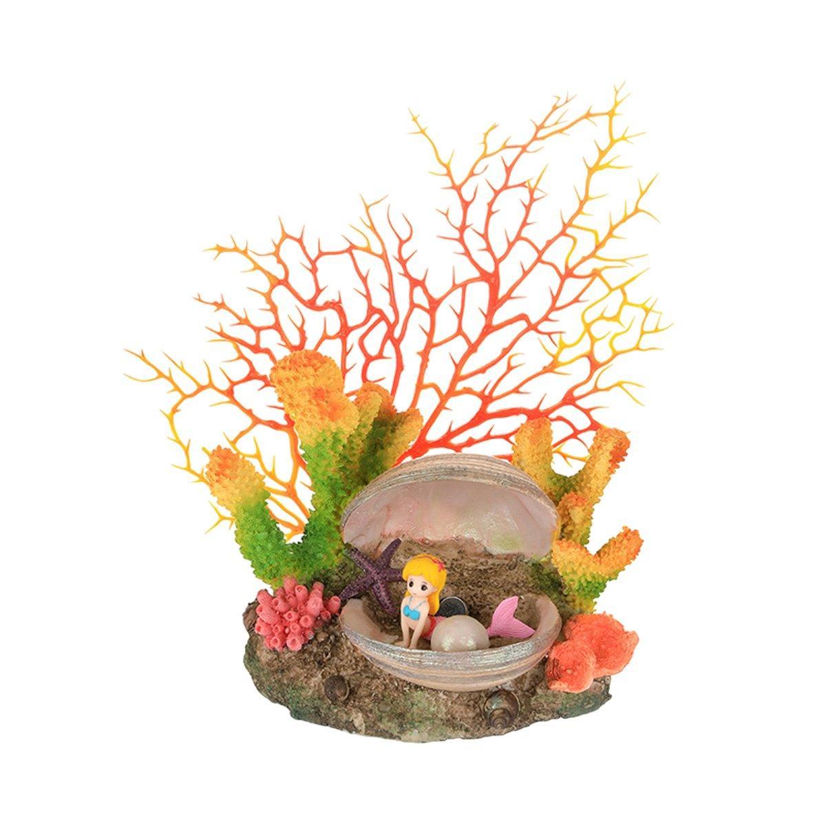 Aquarium Decor: Aquarium Resin Coral Decorations for Fish Tank Marine Simulation Micro Landscape - GH0740
