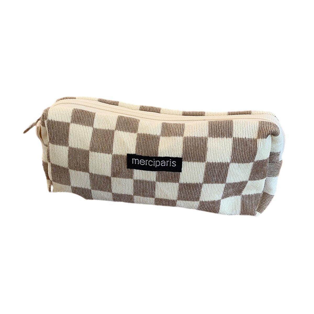 Cosmetic & Toiletry Bags: Large Capacity Pencil Case Organiser Bag Stationery Holder School Travel Pouch - Baby Bear