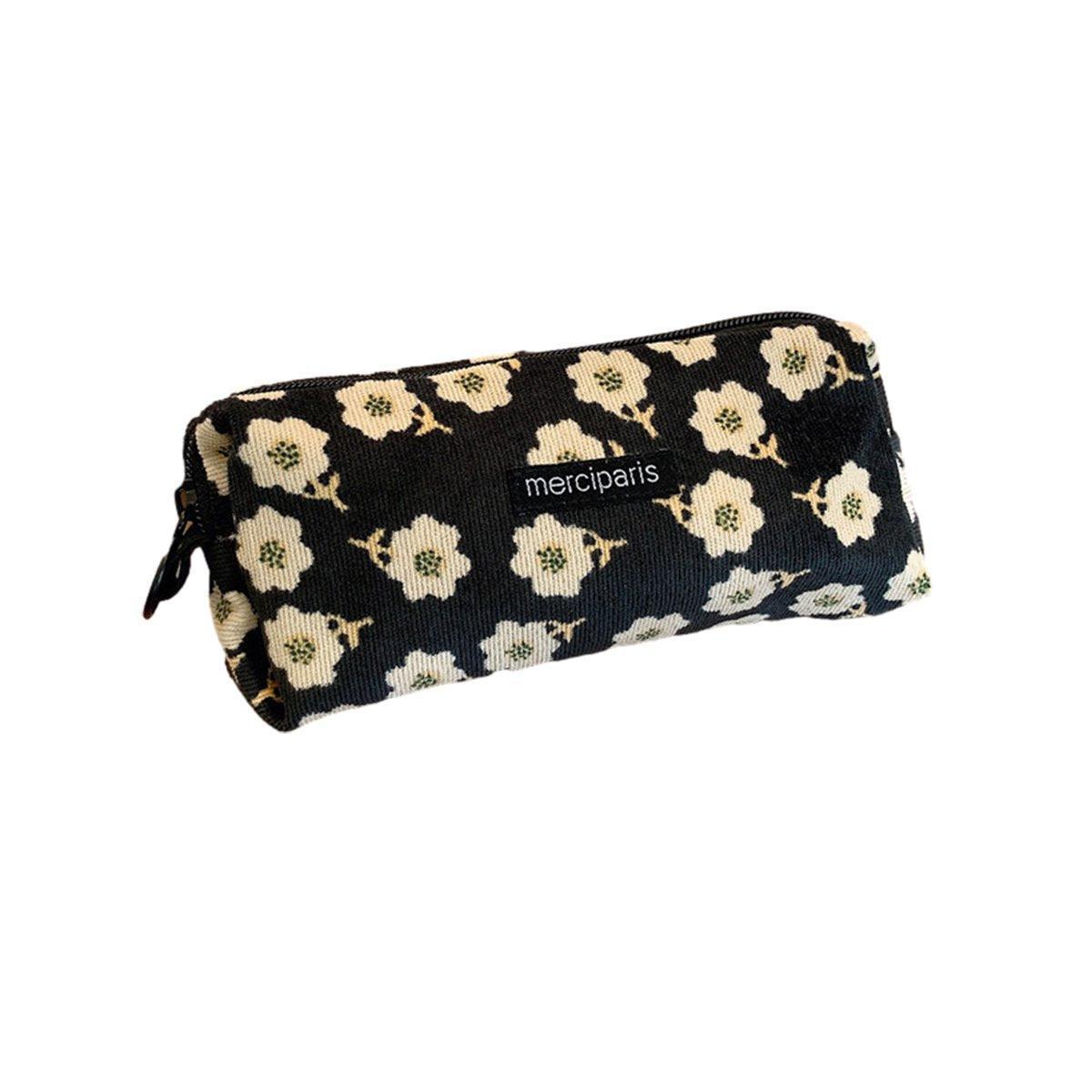 Cosmetic & Toiletry Bags: Large Capacity Pencil Case Organiser Bag Stationery Holder School Travel Pouch - Baby Bear