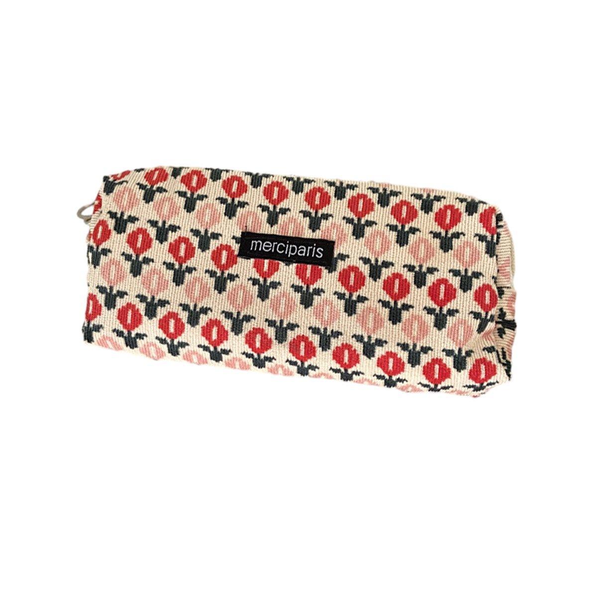Cosmetic & Toiletry Bags: Large Capacity Pencil Case Organiser Bag Stationery Holder School Travel Pouch - Baby Bear