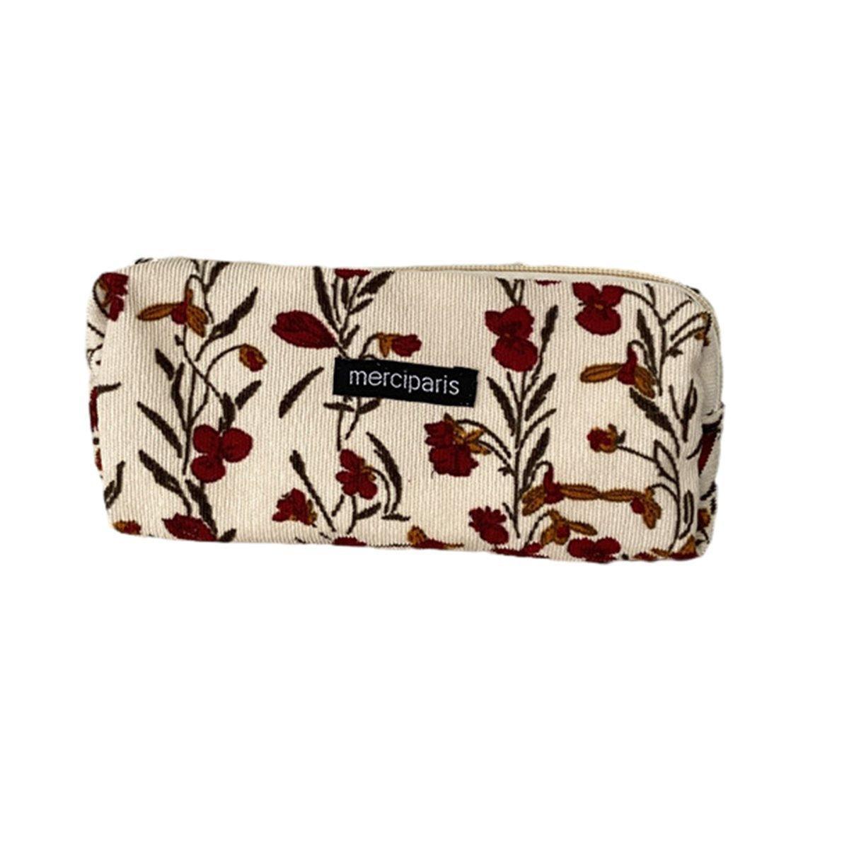 Cosmetic & Toiletry Bags: Large Capacity Pencil Case Organiser Bag Stationery Holder School Travel Pouch - Baby Bear