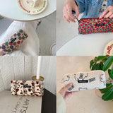 Cosmetic & Toiletry Bags: Large Capacity Pencil Case Organiser Bag Stationery Holder School Travel Pouch - Green Beige Plaid