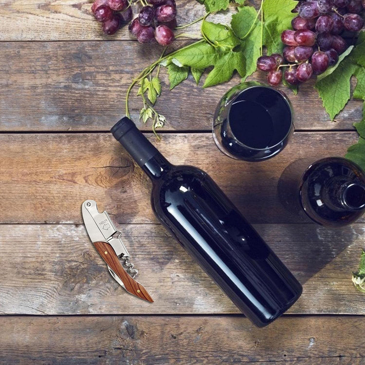 Drinkware: Multi Functional Wine Opener 4 In 1 Bottle Corkscrew Opener Wine Bar Tool Kit