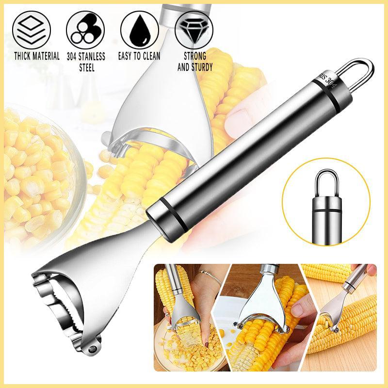 Kitchen Utensils: One-Step Corn Peeler Thresher Tools Kitchen Cob Kerneler Cutter Stripper Remover