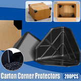 200pcs Plastic Corner Protectors Carton Anti Collision Box Edge Protection Guard
