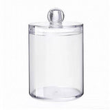 Pet Grooming Supplies: 4PCS Transparent Cotton Swabs Makeup Remover Pad Storage Box Household Organizer