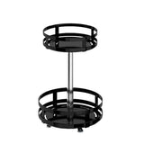 Storage Boxes: Kitchen Rotating Spice Rack Triple Layer Countertop Organizer Storage Shelf - Double Layer