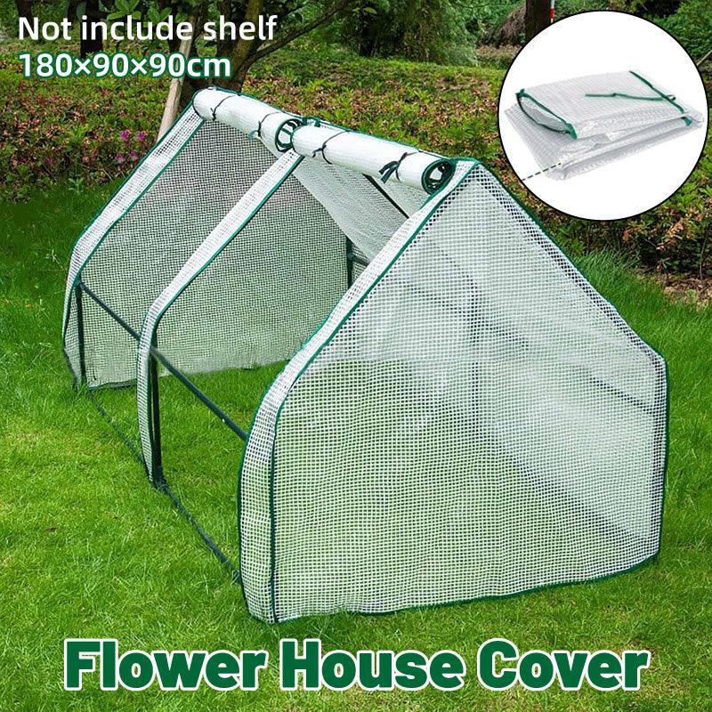 Gardening Tools: Greenhouse Cover Transparent Grid Garden Conservatory Plant Protection Tent