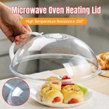 Food Storage: Microwave Safe Food Grade Plastic Splash Proof and Dustproof Heating Cover