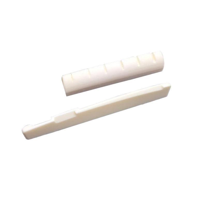Guitars: Bone Acoustic Saddle Holder Display Nut Guitar Bridge and Strings End Rack