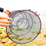 2PCS Shrimp Crab Lobster Fishing Net Fish Trap Cage for Carp Crucian Breeding